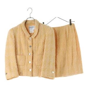 CHANEL 96P Spring Collection Setup Lesage Tweed Coco Mark Button Jacket Skirt